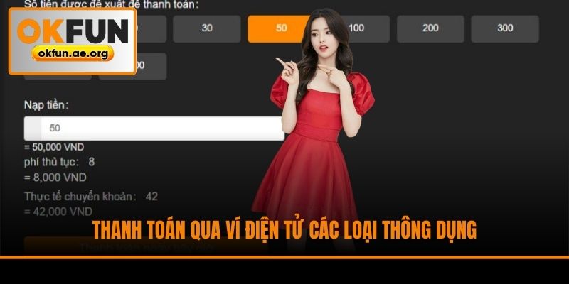 Thanh toán qua ví điện tử các loại thông dụng